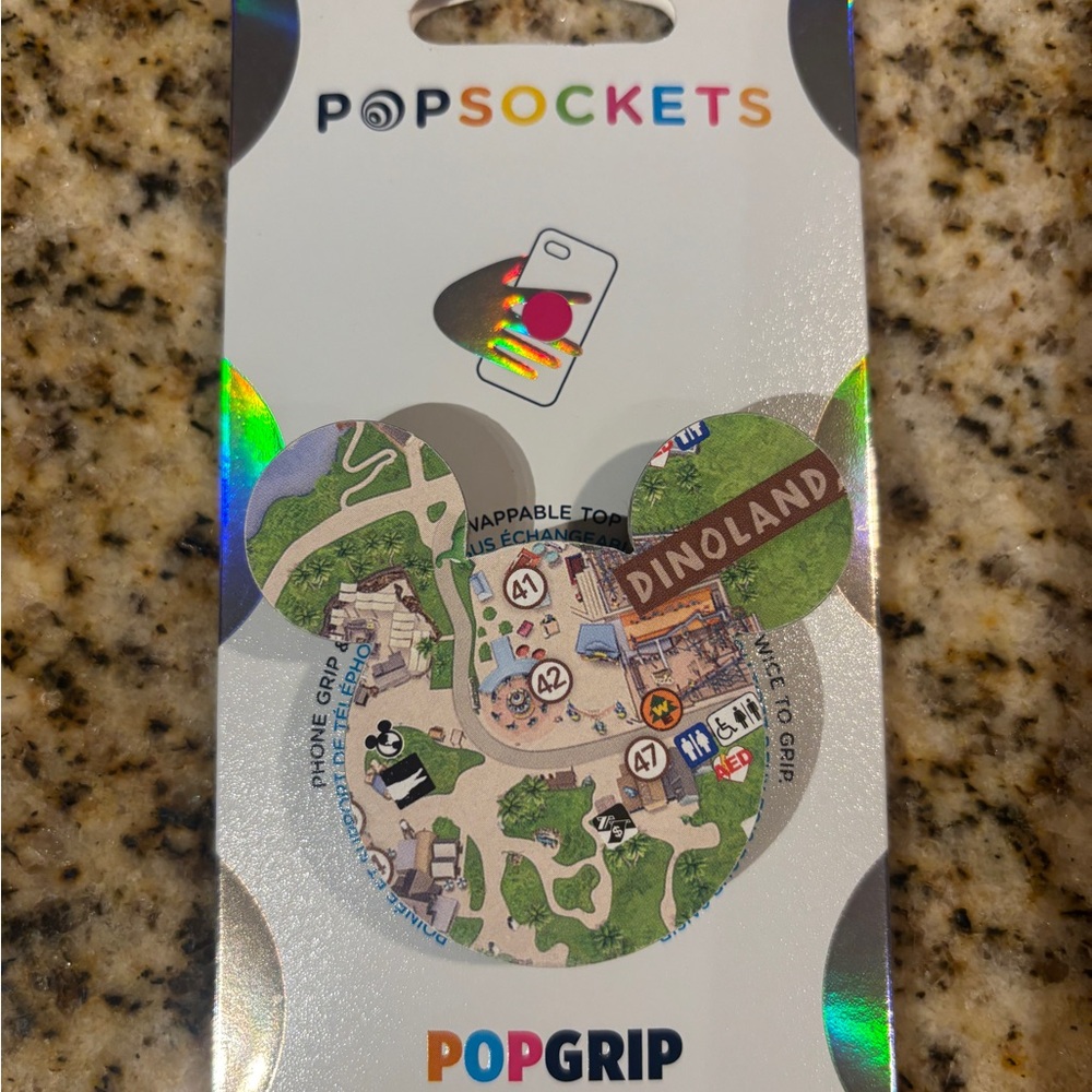Disney’s Animal Kingdom Dinoland Park Map PopSocket